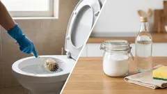 Etikka vs. kalkkisaostumat: helppo WC:n kalkinpoisto ilman kalliita aineita