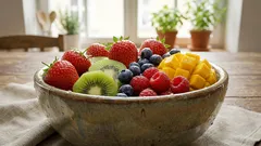Helppo tapa syödä enemmän kuitua: tämän hedelmäsalaatin avulla se ei ole enää ongelma